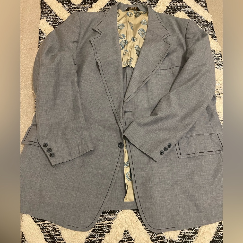 Men’s Denim style Eagle Blazer!!